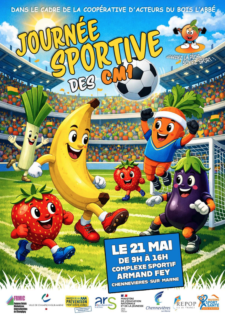l'Affiche Sport-Nutrition-Santé au Bois l'Abbé